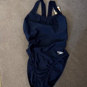 Speedo Women's Dark Blue One Piece Swimsuit